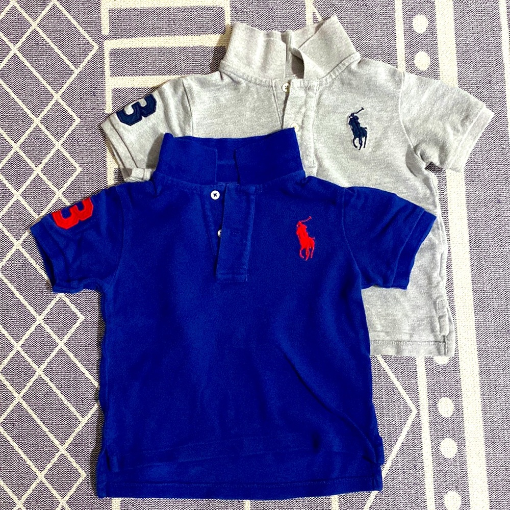 Gently used Ralph Lauren polos - 24 months